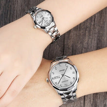 Load image into Gallery viewer, High Quality Couple Watches JSDUN Luxury Mechanical Watch Male Stainless Steel Water Resistant Lover's Automatic Watch Rose Gold