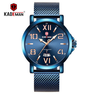 TOP Brand New2019 Couple Watch Luxury Full Steel Waterproof Men Women Wristwatch Business Leisure Wristwatch Minimalist Designer