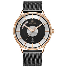 Load image into Gallery viewer, NAVIFORCE Watch Men Top Brand Luxury Fashion Business Men’s Watch Stainless Steel Waterproof Quartz Wristwatch Relogio Masculino