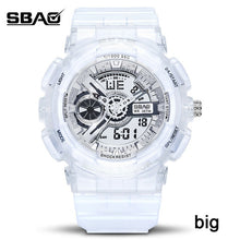 Load image into Gallery viewer, New Couple Watch Sport Dual Display Waterproof Transparent Watch Man And Ladies Couples Wristwatch Reloj Hombre Lover Watch Gift