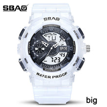 Load image into Gallery viewer, New Couple Watch Sport Dual Display Waterproof Transparent Watch Man And Ladies Couples Wristwatch Reloj Hombre Lover Watch Gift