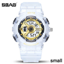 Load image into Gallery viewer, New Couple Watch Sport Dual Display Waterproof Transparent Watch Man And Ladies Couples Wristwatch Reloj Hombre Lover Watch Gift