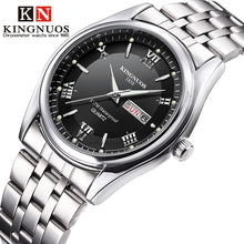 Load image into Gallery viewer, Relogio Masculino Luxury Brand Stainless Steel Analog Display Date Week Waterproof Men&#39;s Quartz Watch Business Male Wristwatches