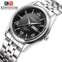 Load image into Gallery viewer, Relogio Masculino Luxury Brand Stainless Steel Analog Display Date Week Waterproof Men&#39;s Quartz Watch Business Male Wristwatches