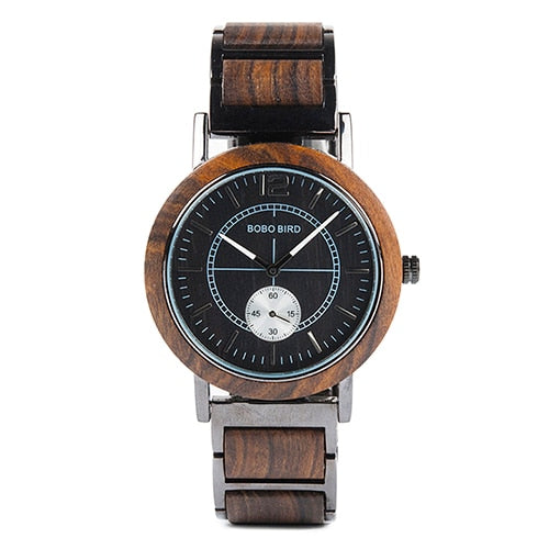 les montres BOBO BIRD Wooden Men Watches Top Brand Luxury Stylish Women Quartz Watch Personalized Gifts for Couples