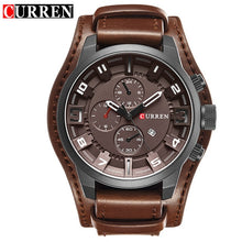 Load image into Gallery viewer, CURREN Top Brand Luxury New Mens Watches Male Clocks Date Sport Military Date Clock Leather Strap Quartz Business Men Watch 8225